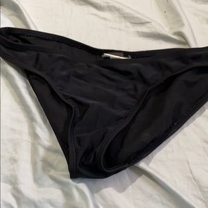 black bikini bottoms